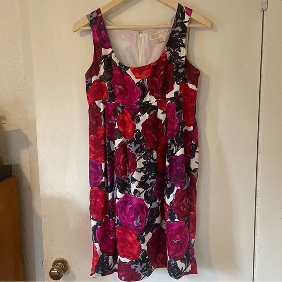 Michael Kors sleeveless floral silk mini dress - Picture 4 of 5